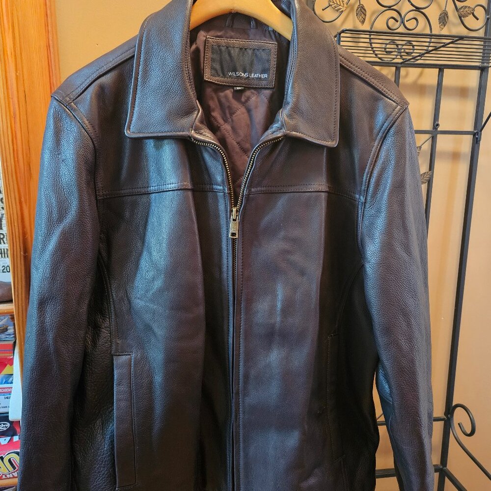 Mens New Wilson Leather Jacket